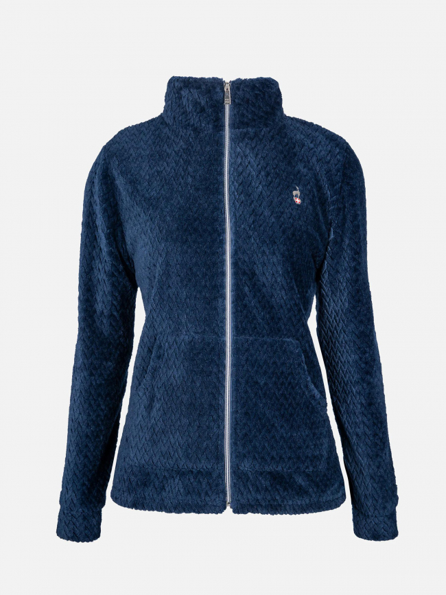 Veste polaire becco bleu marine femme - Aulp