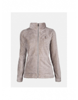Veste polaire becco sepia gris femme - Aulp