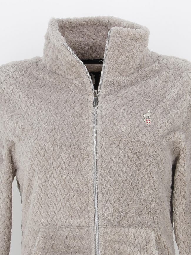 Veste polaire becco sepia gris femme - Aulp