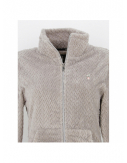Veste polaire becco sepia gris femme - Aulp