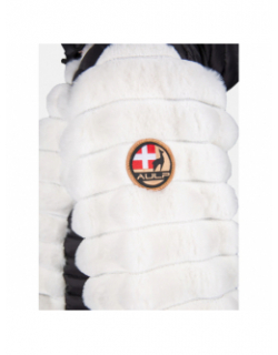 Veste polaire bi-matière notil blanc femme - Aulp