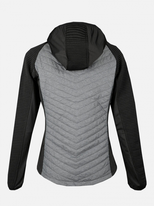 Veste bi-matière aures gris femme - Aulp