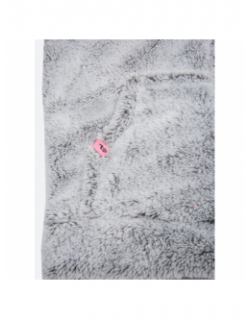 Veste polaire capuche à oreilles rose gris enfant - Aulp