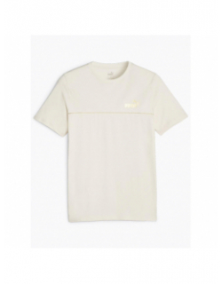 T-shirt minimal gold beige homme - Puma