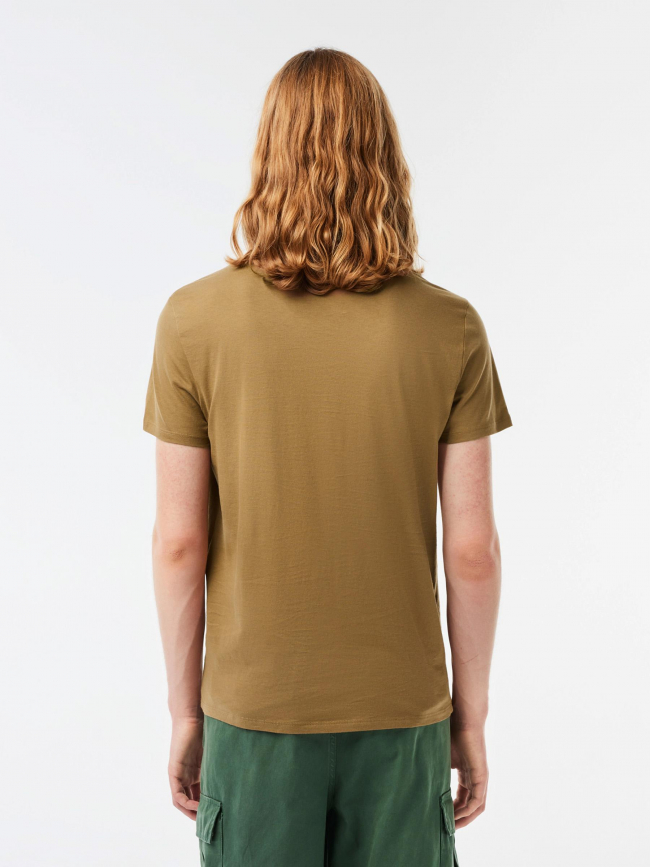 T-shirt core essential marron homme - Lacoste