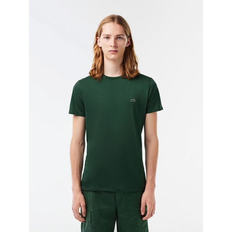 T-shirt core essentials uni vert homme - Lacoste