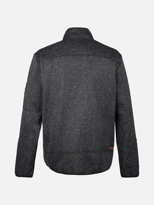 Veste maille navoy anthracite gris homme - Aulp