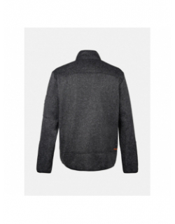 Veste maille navoy anthracite gris orange homme - Aulp