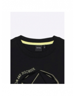 T-shirt manches longues elpin noir garçon - Kaporal