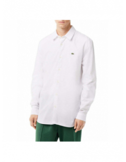 Chemise manches longues core essential banc homme - Lacoste