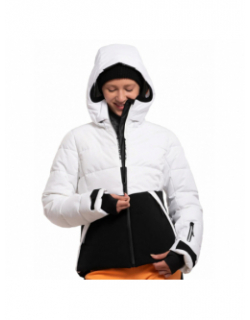 Veste de ski electra blanc noir femme - Icepeak