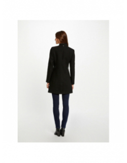 Manteau en laine suzon noir femme - Morgan