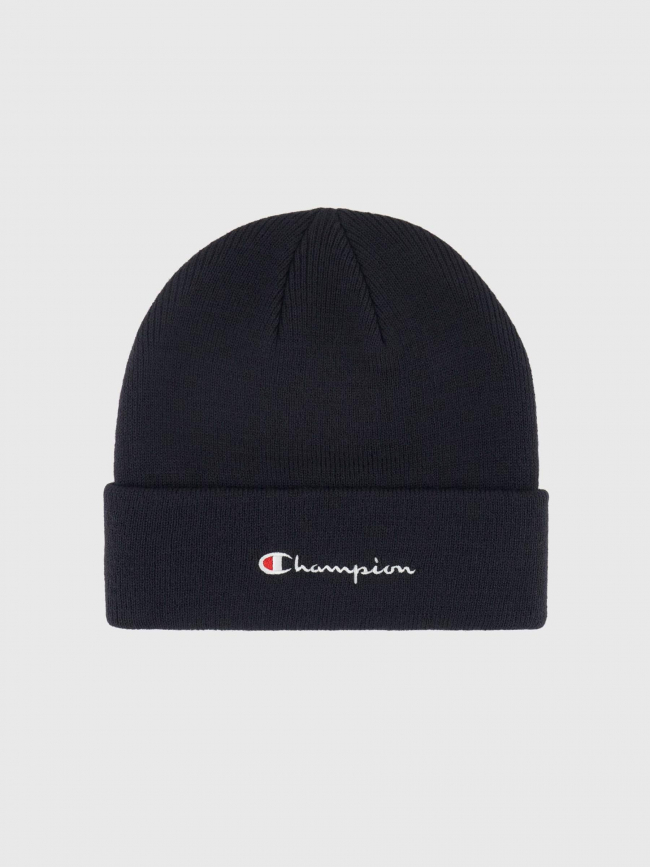 Bonnet logo brodé bleu marine - Champion