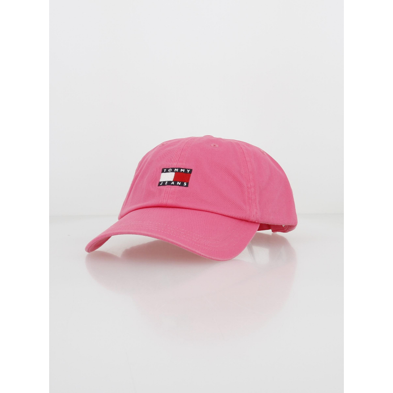 Casquette heritage rose fuchsia femme - Tommy Jeans