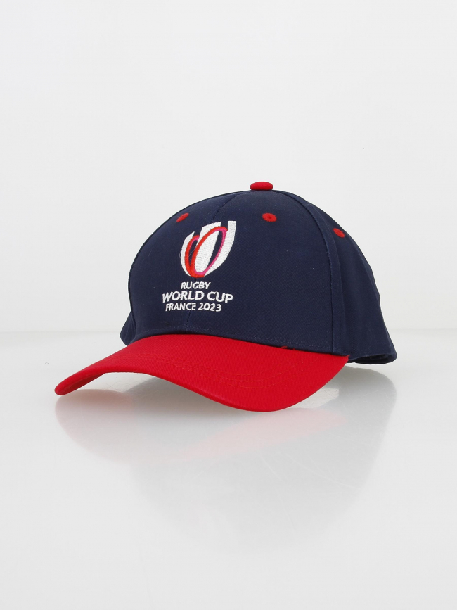 Casquette coupe du monde de rugby 2023 bleu rouge - Holiprom