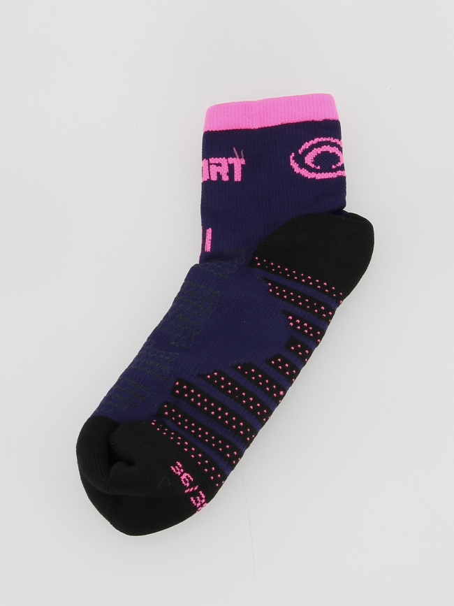 Chaussettes scrone evo bleu rose - Bv Sport