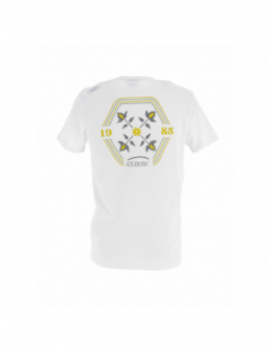 T-shirt logo dos mutsh blanc homme - Oxbow
