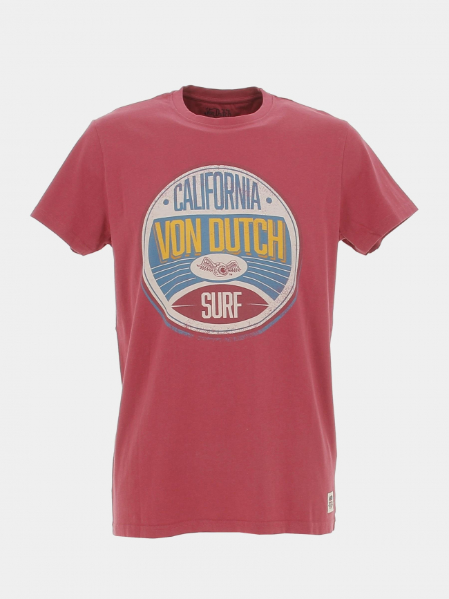 T-shirt regular imprimés rouge homme - Von Dutch