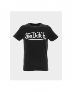 T-shirt classique uni logo noir homme - Von Dutch