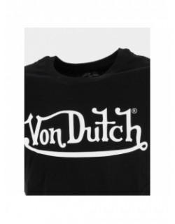 T-shirt classique uni logo noir homme - Von Dutch