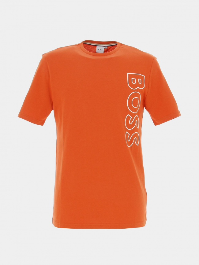T-shirt imprimé logo rouge garçon - Boss
