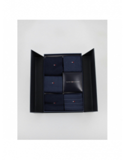 Coffret 5 paires de chaussettes logo bleu homme - Tommy Hilfiger