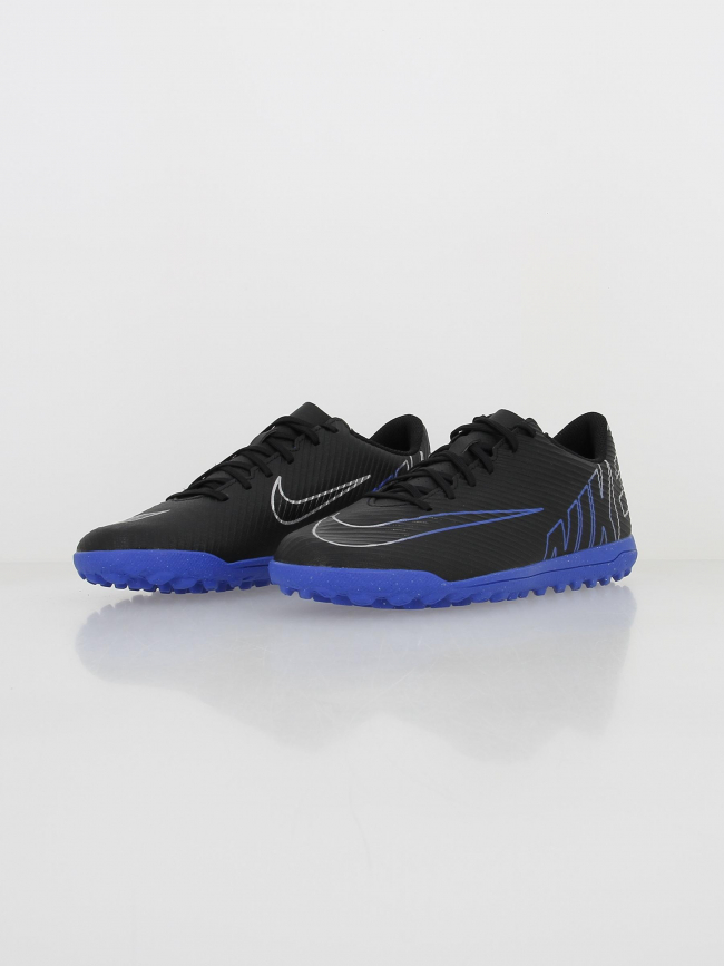 Chaussures de football vapor 15 TF noir bleu homme - Nike