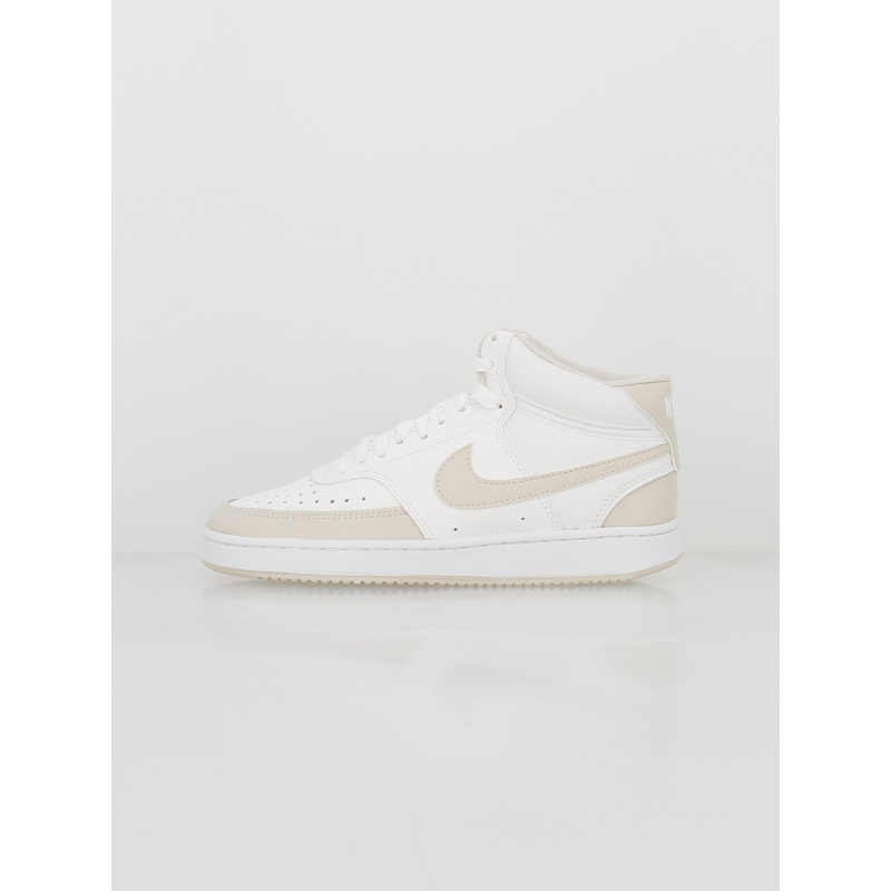 Baskets montantes court vision blanc femme - Nike