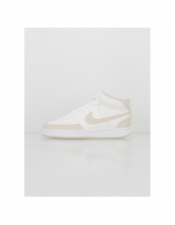 Baskets montantes court vision blanc femme - Nike