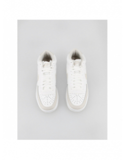 Baskets montantes court vision blanc femme - Nike
