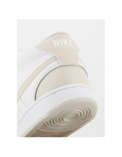Baskets montantes court vision blanc femme - Nike