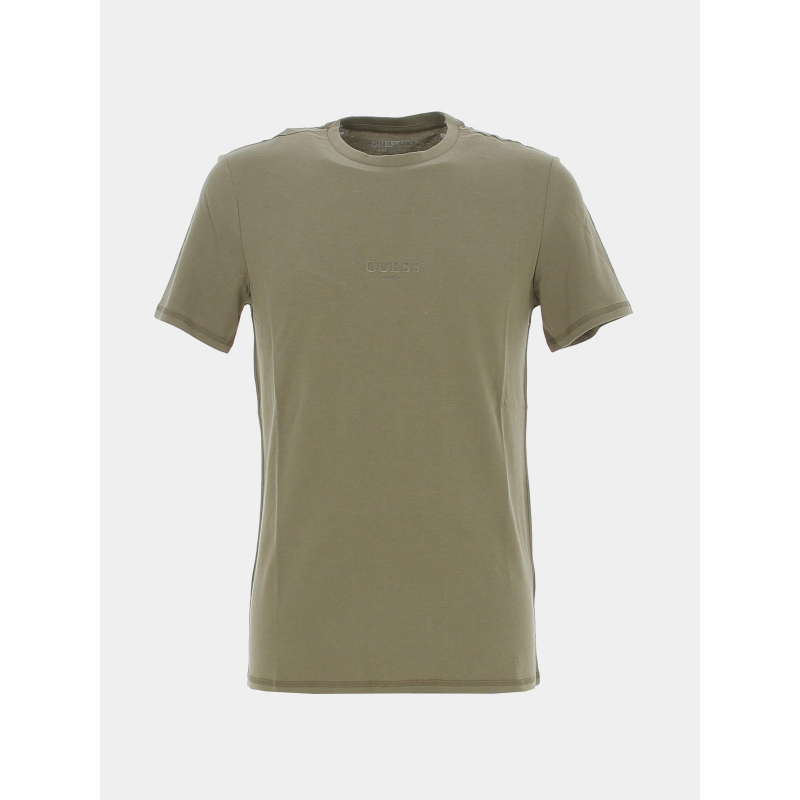 T-shirt aidy éco kaki homme - Guess
