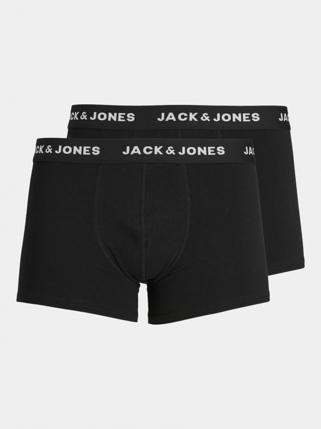 Pack 2 boxers coton stretch noir homme - Jack & Jones