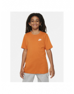T-shirt nsw futura orange enfant - Nike