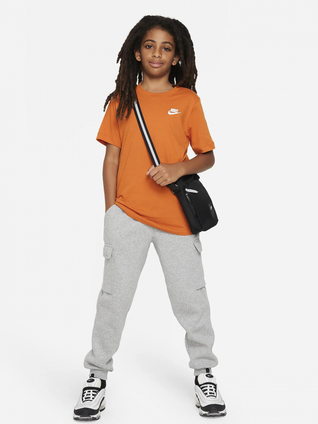 T-shirt nsw futura orange enfant - Nike