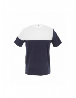 T-shirt bicolore n3 bleu marine homme - Le Coq Sportif