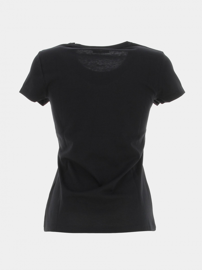 T-shirt regular graphic paillettes noir femme - Salsa