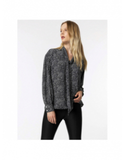 Blouse à pois genevieve noir femme - Tiffosi