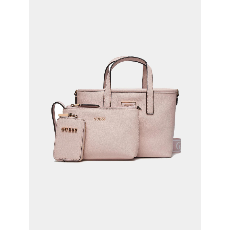 GUESS Latona Mini Tote Tasche In Light Rose – Mit Zwei Extratäschchen