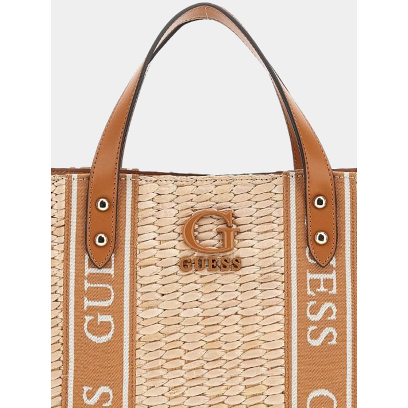 Sac Cabas Guess Sac Guess Beige Marron Sac Cabas Kerima En