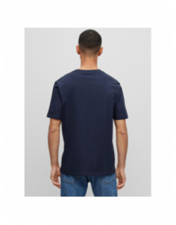 T-shirt dulive bleu marine homme - Hugo