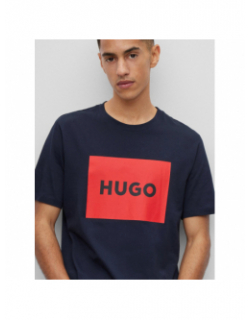 T-shirt dulive bleu marine homme - Hugo