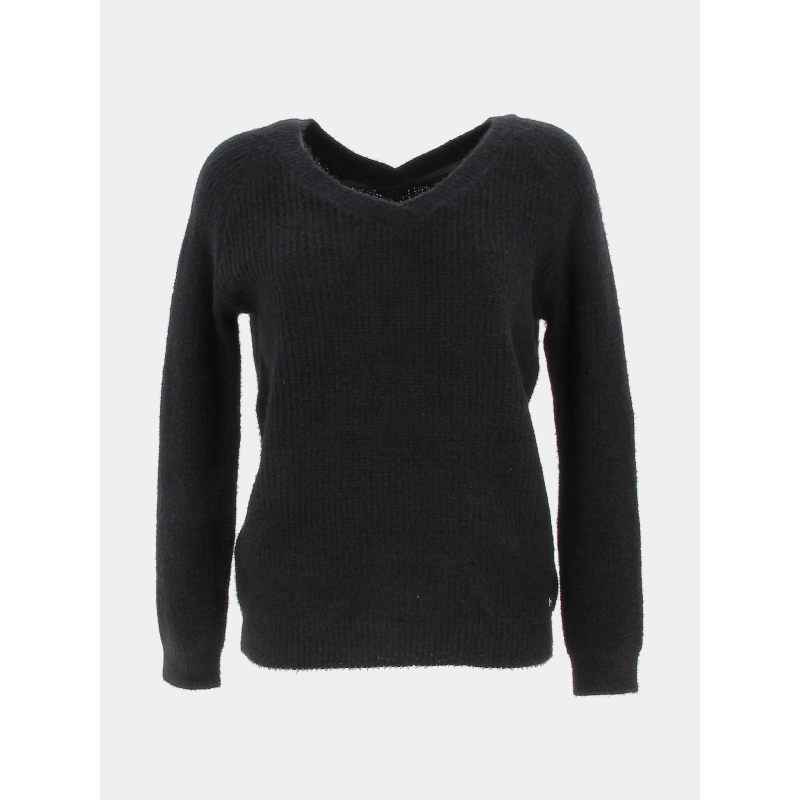 Pull armelle noir femme  - Deeluxe
