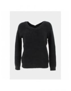Pull armelle noir femme  - Deeluxe
