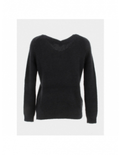Pull armelle noir femme  - Deeluxe