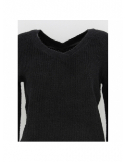 Pull armelle noir femme  - Deeluxe