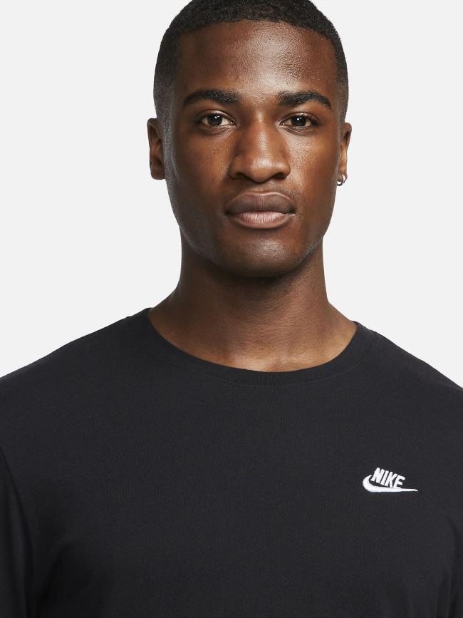 T-shirt manches longues nsw club noir homme - Nike
