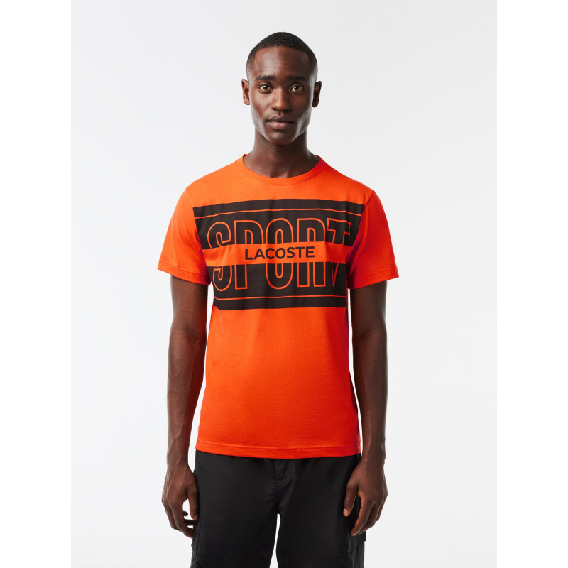 T-shirt core performance orange homme - Lacoste