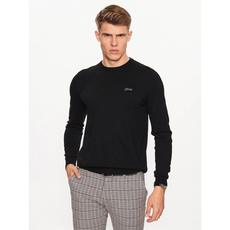 Pull manches longues valentine noir homme - Guess