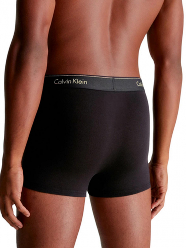 Pack 3 boxers trunk coton noir homme - Calvin Klein